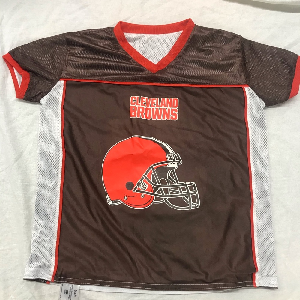 NFL Cleveland Browns Jersey T-Shirt Young Large